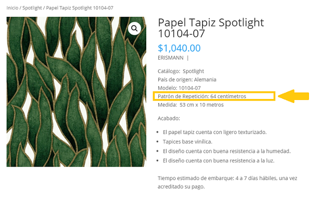 Papel Tapiz Monterrey paso 1 como calcular tus rollos de papel tapiz