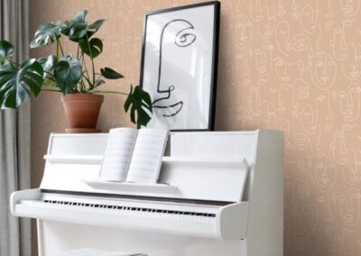 Papel Tapiz Art Deco 139214 ejemplo