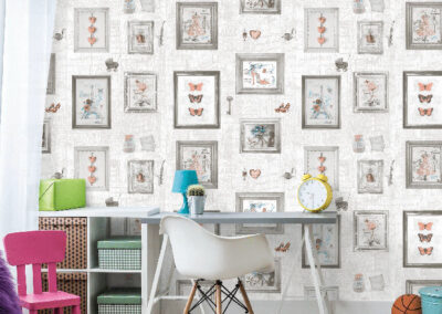 Papel Tapiz Deco Junior 1220-02 instalado