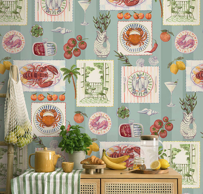 Papel Tapiz Wanderlust 99559 instalado